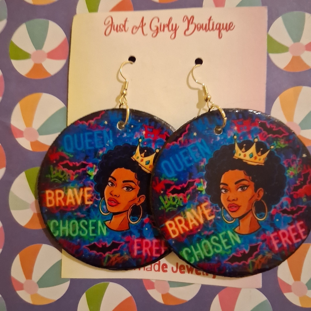 Colorful Afrocentric Earrings